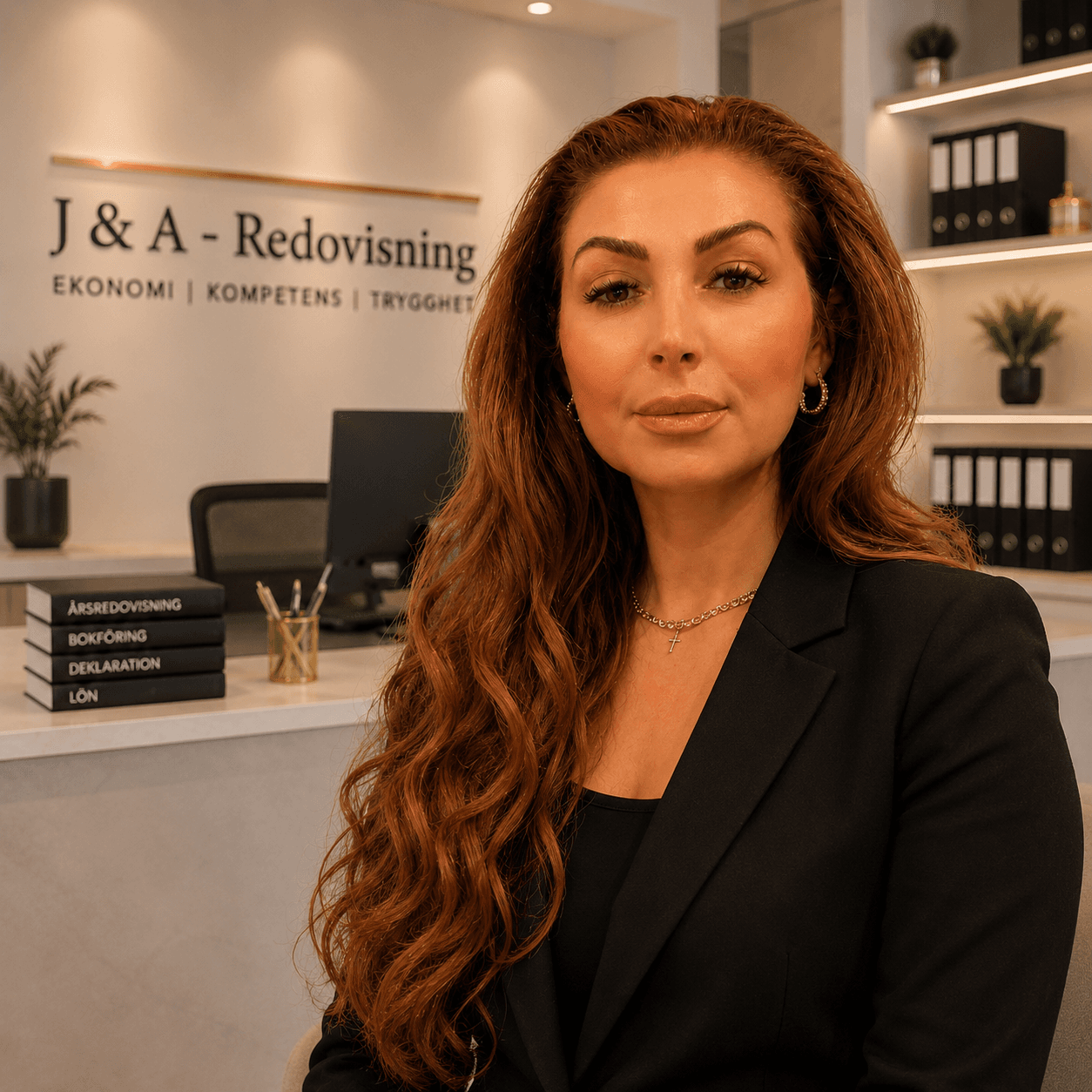 Anita Lushaj, VD och grundare av J & A Redovisning